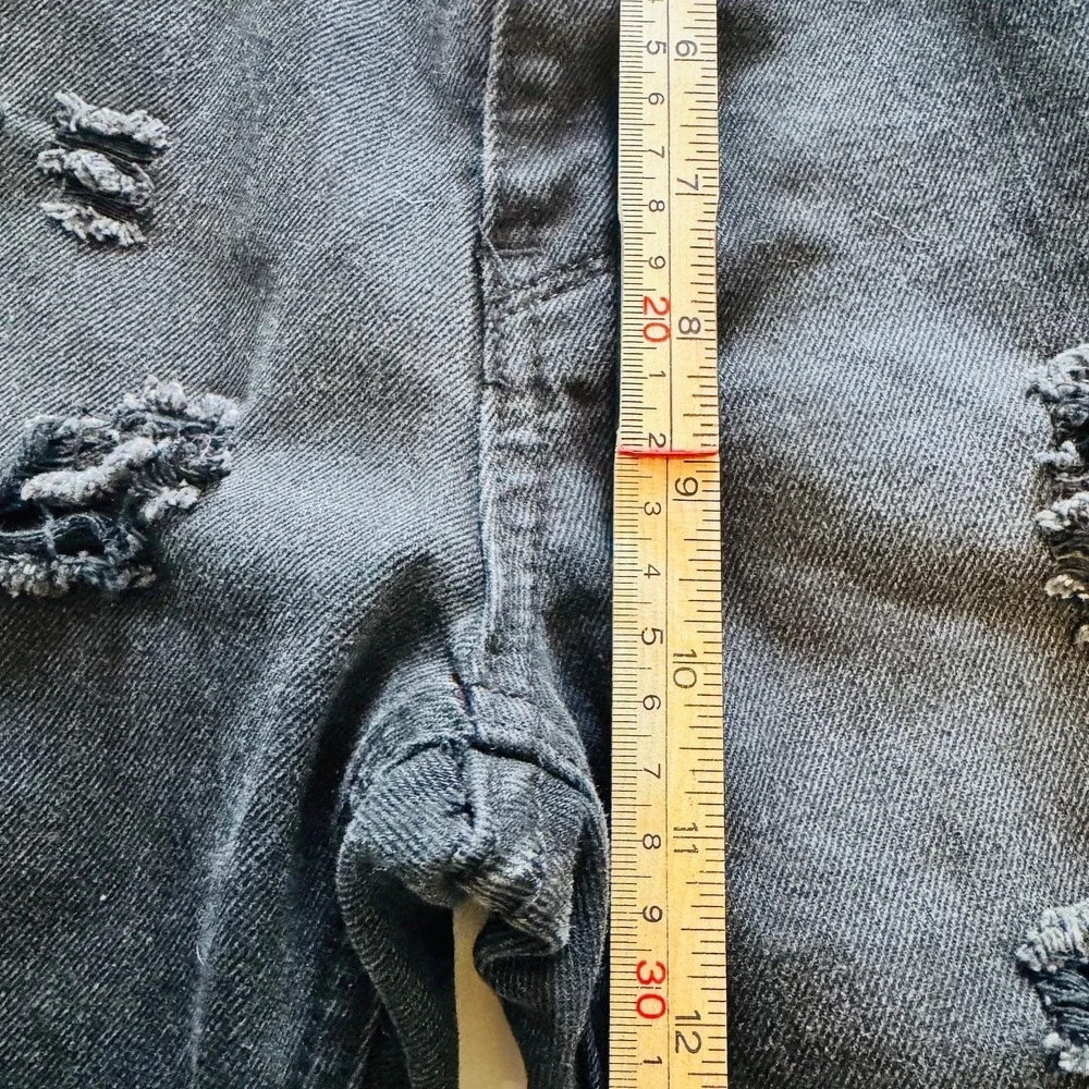 Outback Rider Black Distressed Jeans Sz 34x32 Cotton Blend Denim Classic Comfort